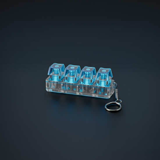 Keyboard Fidget Keychain