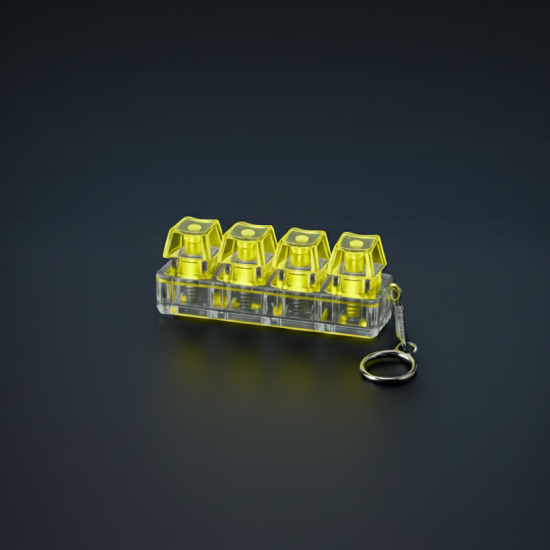 Keyboard Fidget Keychain